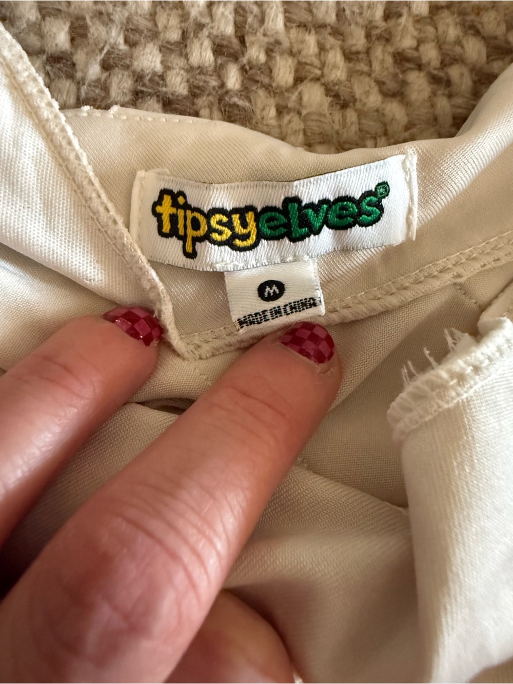 Tipsy Elves White Mummy Halloween Costume Size M - Picture 7 of 8